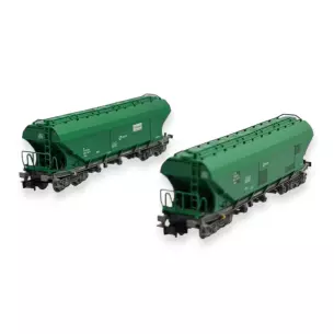 Coffret 2 wagons silos - ARNOLD HN6624 - N 1/160 - RENFE - EP V