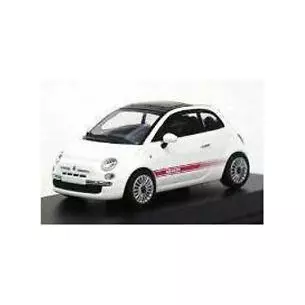 Voiture Fiat 500 blanche DB Carsharing - 1/87 HO