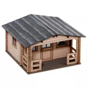 Cabane de jardin / habitation NOCH 14361 - LaserCut - HO 1/87 - 54x52x33mm
