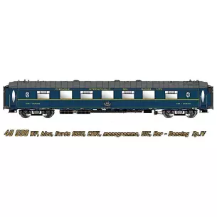 CIWL BAR DANCING passenger car with blue livery 1968 with monogram