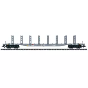 Stake car Snps 719 Silver grey MARKLIN 47710 SBB Cargo AG - HO 1/87 - VI