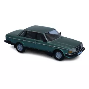 Voiture Volvo 240 - Verte métallisée - PCX 870419 - HO 1/87