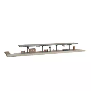 Quai de gare couvert AUHAGEN 11376- HO 1/87