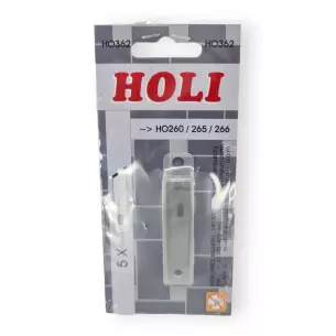 Assortiment de 5 lames de cutter obliques - HOLI 362