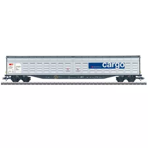 Wagon à parois coulissantes type Habbiillns Marklin 48055 - HO 1/87 - CFF - EP V