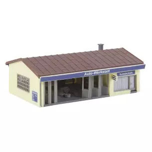 Garage "Auto-Werkstatt" Faller 232561 Gamme "Hobby" - N : 1/160 - EP III