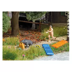 Scénette "Alerte au Sanglier" Busch 7948 - HO : 1/87 - Basé sur un fait réel