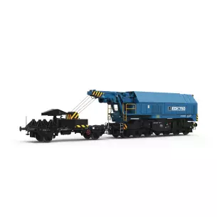 Railway Crane EDK 750 Roco 73037 Digital Slewing - HO : 1/87 - DR - EP IV / V