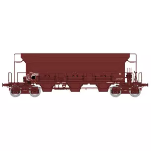 Wagon trémie F70 Eads REE MODELES WB668 - HO : 1/87 - SNCF - EP V