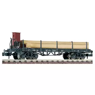 4-axle stanchion car with bungalow type SSk Köln in black