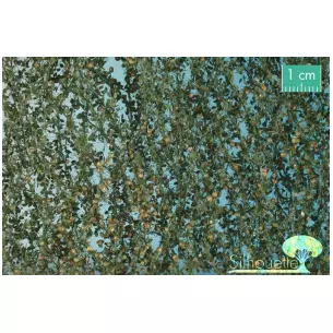 Apple tree leaves with apples, summer- 15 x 4 cm