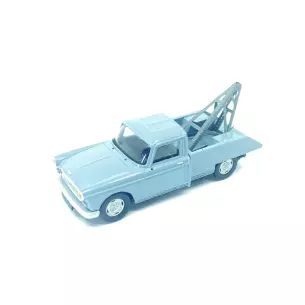Voiture Peugeot 404 dépanneuse grise  - HO 1/87 - Rétro 87