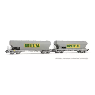 Two SNCF hopper cars