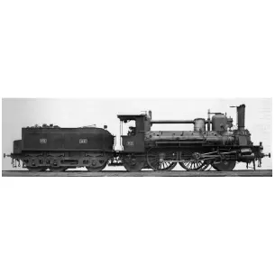 [Kit] Locomotive à Vapeur 121 77 à 86 AMF87 E222 - SNCF / PO - HO 1/87 