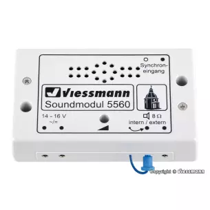 Module de son "cloches d'églises" 5 langues VIESSMANN 5560 - Toutes échelles