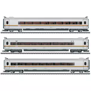 Set 3 voitures complémentaires ICE 3 Marklin 43739 - HO 1/87 - DB / AG - EP VI