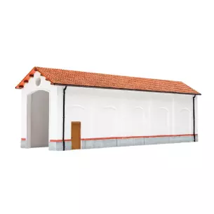 Remise pour locomotive HORNBY HC8061 - HO 1/87 - 273x72x90mm - EP V VI