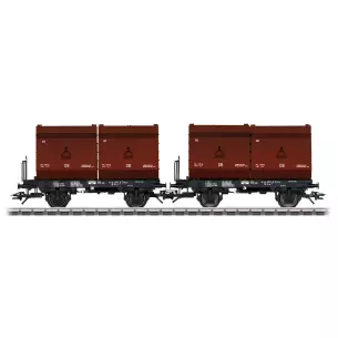 Coffret de wagons Ccoke "2 Kübel" DB