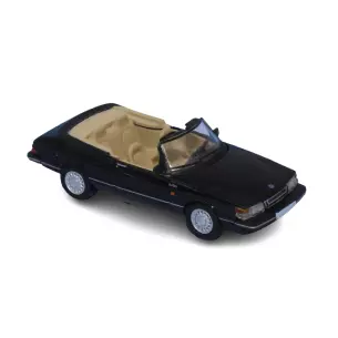 Voiture Saab 900 cabriolet noir PCX 870124 - HO 1/87