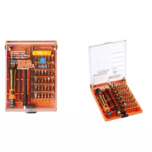 kit tournevis mini-embout + pince PG Tools PGM.8775 - 45 pièces
