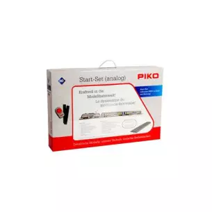 Set de départ BB26000 et 2 voitures Corails FLUO PIKO 97944 SNCF HO 1/87 - EP VI