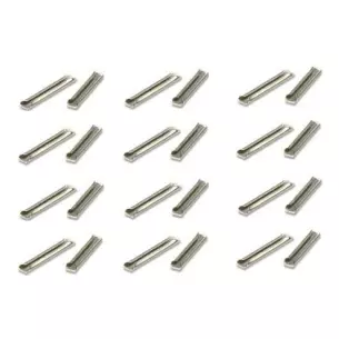 Sachet de 24 éclisses métal code 70, 75 et 83 Peco SL110 HO 1/87