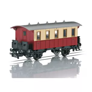 Voiture voyageur rouge/crème/toit gris MARKLIN 4107 EP I - V