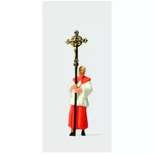 religieux portant une croix
