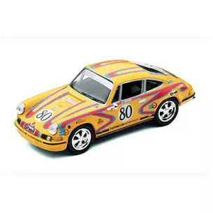 Voiture Porsche "911 S coupé 2.4" de 1971 Jaune High Speed HF9198S - O 1/43