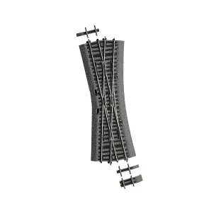 Single EKW15 Roco 42546 - R 531 mm- 15° - HO : 1/87 - Code 83