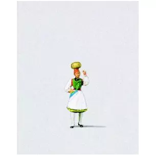 Femme en costume traditionnel Uracher allemand