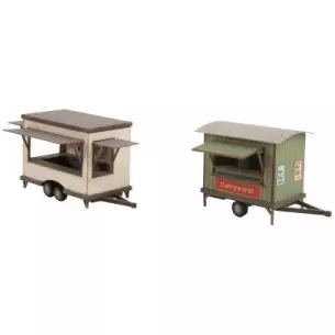 Lot de 2 stands de restauration NOCH 14396 - HO 1/87 -