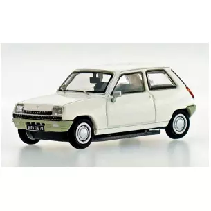  Voiture Renault 5 TL 1972 Blanche REE MODELES CB 142 - HO 1/87