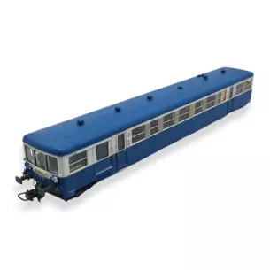 Remorque XR-8285 Modernisée Bleue "DIJON" REE MODELES VB448AC - SNCF - HO 1/87