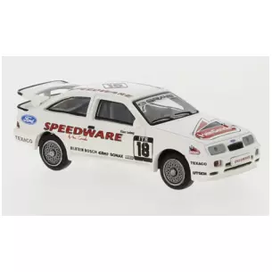 Voiture Ford Sierra RS 500 Cosworth, n°18, livrée blanche BREKINA 19255 - HO : 1/87 -