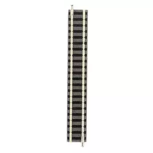 Rail droit avec ballast 111 mm Fleischmann 9101 - N : 1/160 - Code 80