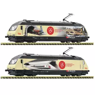 Locomotive électrique 460 019-3 FLEISCHMANN 731299 - "175 ans CFF" - N 1/160 - VI