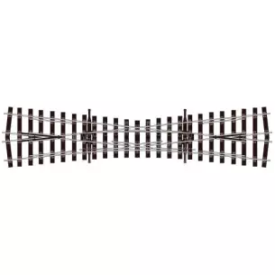 Traversée Jonction simple TJS 12° Peco SL-U1180 unifrog 258 mm code 75- OO 1/76