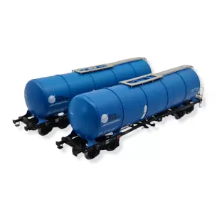 Set 2 wagons-citernes "Nitro Chemical" Zans 88 IGRA 96210028 - HO 1/87 - EP VI