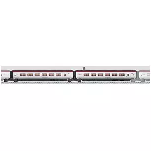 Coffret de 2 voitures THALYS PBKA 1 voiture première classe R2 et 1 voiture première classe R3
