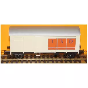 Wagon couvert livré TSD blanc et orange édition limitée