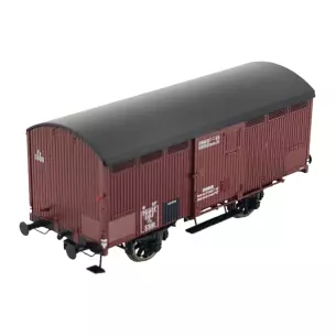 Wagon primeur 10T rouge sideros REE MODELES WB762 - SNCF - HO 1/87 - EP III A