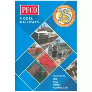 Catalogue Peco 2021 " Model Railways Édition 75 ans" PECO CAT-6 - 212 pages