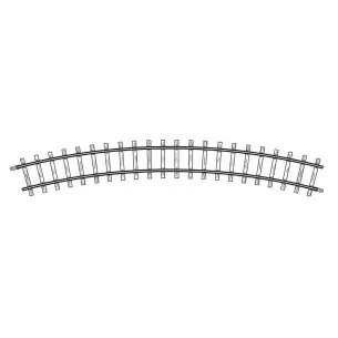 Rail courbe 30°, rayon 330mm