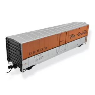 Wagon couvert Rio Grande 60940 RIVAROSSI HR6583B - D&RGW - HO 1/87 