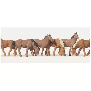 Chevaux - lot de six