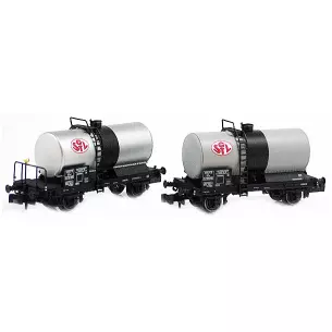 Set de 2 wagons citernes soudés OCEM 29 "SGTL"