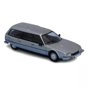 Voiture Citroën CX break, livrée grise métallisée SAI 2495 - HO : 1/87 - EP IV -