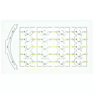 Set of LEDs for Faller Fairground Ferris Wheel 180728 - HO 1/87