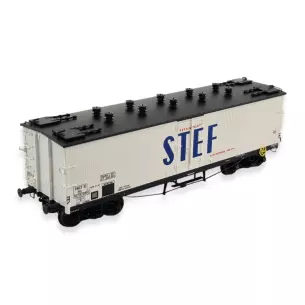 Wagon frigorifique STEF REE Modèles WB538 - HO 1/87 - SNCF - EP III
